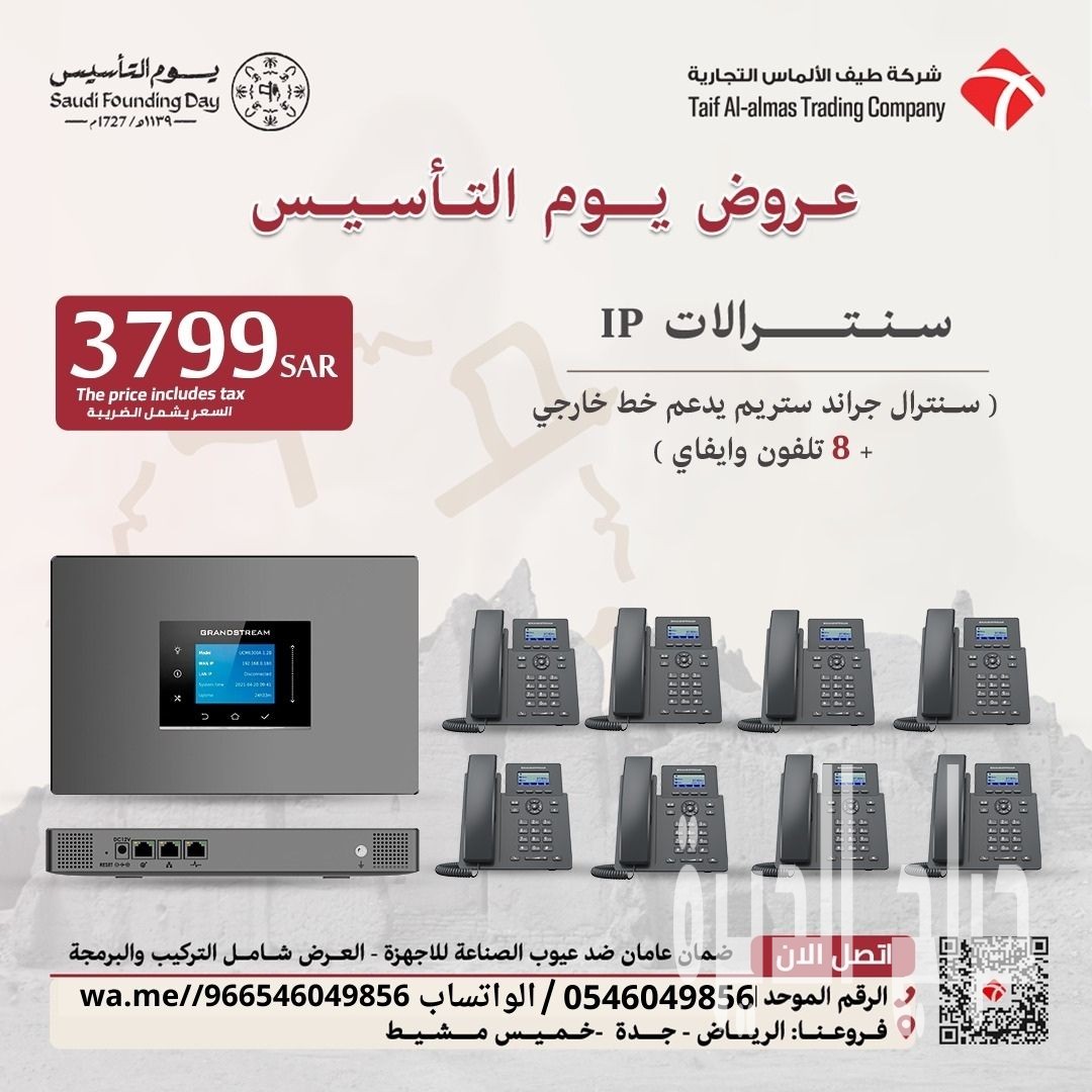 الحل الأمثل لإدارة اتصالاتك  سنترالات IP